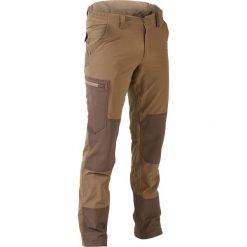 Spodnie outdoor Solognac 520. Spodnie materiałowe męskie SOLOGNAC, bez wzorów, z elastanu, sportowe. Za 169.99 zł.