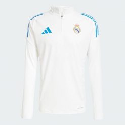 Koszulka Real Madryt Tiro 25 Competition Training. Białe t-shirty sportowe męskie Adidas, l, z poliesteru, bez ramiączek, do piłki nożnej. Za 329.00 zł.