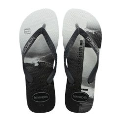 Japonki męskie Havaianas Top Surfer I. Czarne klapki i japonki męskie Havaianas, z gumy. Za 83.99 zł.