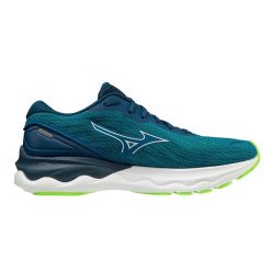 Buty do biegania męskie Mizuno Wave Skyrise 3 niebieskie. Niebieskie obuwie do biegania damskie Mizuno, mizuno wave. Za 564.99 zł.