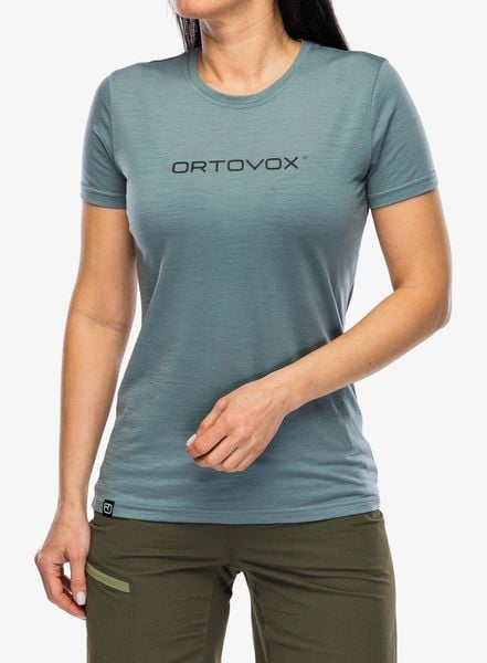Koszulka damska Ortovox 150 Cool Brand TS. Szare t-shirty damskie ORTOVOX, l, bez wzorów, z lyocellu, bez kołnierzyka. Za 395.99 zł.