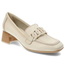 Beżowe Półbuty Hispanitas Modne Obuwie Damskie Na Obcasie. Brązowe półbuty damskie Hispanitas, bez wzorów, eleganckie, bez obcasa, na obcasie. Za 479.00 zł.