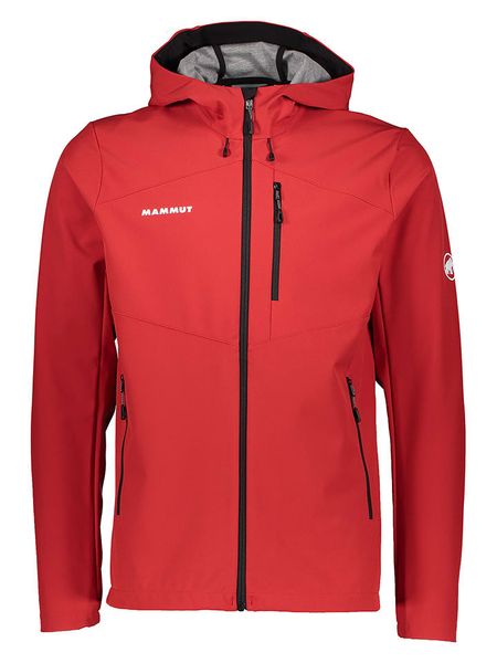 Mammut Kurtka softshellowa "Corporate SO" w kolorze czerwonym rozmiar: S. Czerwone kurtki outdoor męskie Mammut, s, bez wzorów, z syntetyku, bez kaptura. Za 429.95 zł.