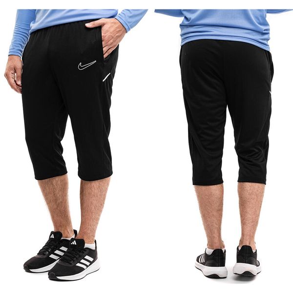 Spodnie Dresowe Męskie Nike Dri Fit Sportowe Treningowe Długość 3/4. Niebieskie spodnie sportowe męskie Nike, z dresówki. Za 106.00 zł.