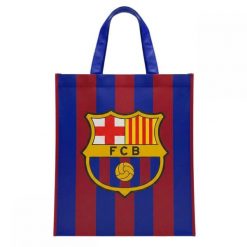 FC Barcelona torba na zakupy ekologiczna shopping bag 32X38cm wielokolorowa. Torebki klasyczne damskie FC Barcelona, bez wzorów, bez dodatków. Za 25.00 zł.