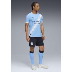 Męskie szorty Manchester City 25/26 PUMA Deep Navy Team Light Blue. Niebieskie szorty męskie Puma, m, na fitness i siłownię. Za 199.00 zł.