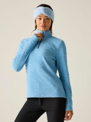 Dare 2b Sweter narciarski "Glamorize III" w kolorze błękitnym rozmiar: 32. Niebieskie golfy damskie Dare 2b, bez wzorów, bez ramiączek. Za 86.99 zł.