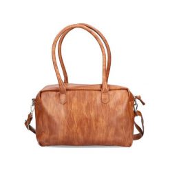 RIEKER H1640-22 brown, torebka damska. Brązowe torebki klasyczne damskie Rieker, bez wzorów, ze skóry ekologicznej, bez dodatków. Za 174.93 zł.