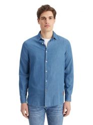 Scotch & Soda Koszula w kolorze niebieskim rozmiar: M. Niebieskie koszule męskie Scotch & Soda, m, bez wzorów, z bawełny, bez kołnierzyka, bez ramiączek. Za 140.53 zł.