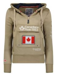 Canadian Peak Bluza "Gyrelle" w kolorze beżowym rozmiar: L. Brązowe bluzy z kapturem damskie Canadian Peak, l, z bawełny. Za 113.99 zł.