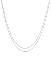 Elli Damski naszyjnik warstwowy delikatny Basic w srebrze 925 Sterling Silver Naszyjniki 1 ct. Szare naszyjniki damskie Elli, srebrne. Za 249.89 zł.