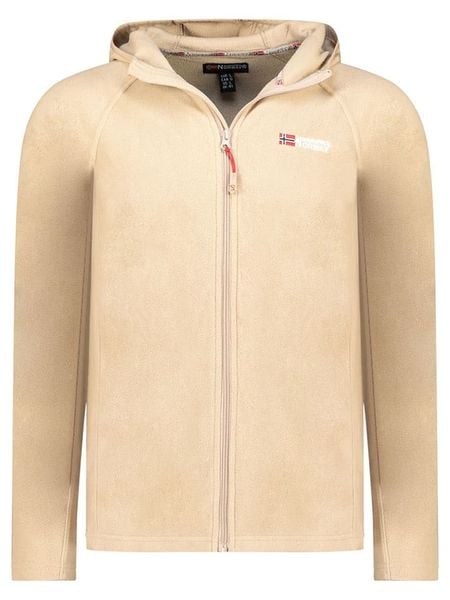 Geographical Norway Kurtka polarowa "Tugood" w kolorze beżowym rozmiar: XXL. Brązowe kurtki męskie Geographical Norway, xxl, bez wzorów, z materiału, bez kaptura. Za 69.45 zł.