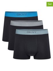 DKNY Bokserki (3 pary) w kolorze czarnym rozmiar: M. Czarne bokserki męskie DKNY, bez wzorów. Za 91.77 zł.