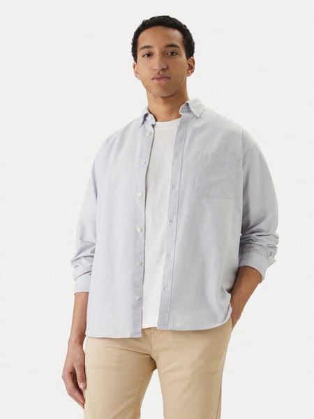 Jack & Jones Koszula Norrebro 12291838 Błękitny Relaxed Fit. Niebieskie koszule męskie Jack & Jones, l, bez wzorów, z bawełny, bez kołnierzyka, bez ramiączek. Za 121.99 zł.