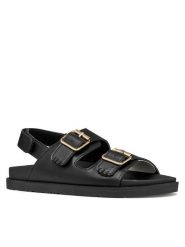 Geox Sandały J Sandal Foammentera J65P0A 000BC C9999 D Czarny. Czarne sandały dziewczęce Geox, ze skóry, bez zapięcia. Za 269.99 zł.