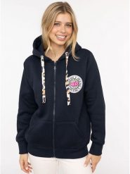 Zwillingsherz Bluza "Leo" w kolorze granatowym rozmiar: L/XL. Niebieskie bluzy z kapturem damskie Zwillingsherz, l. Za 202.50 zł.