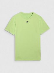 4F Koszulka sportowa w kolorze zielonym rozmiar: 3XL. Zielone t-shirty sportowe męskie 4f, xl, z materiału, bez ramiączek, outdoorowe. Za 70.41 zł.