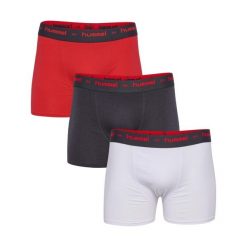 Hummel Bokserki męskie zestaw 3-pak hml RISE Boxers. Białe bokserki męskie HUMMEL, bez wzorów. Za 100.50 zł.
