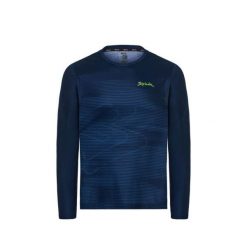 Koszulka termoaktywna z długim rękawem Spiuk Momentum. Niebieskie bielizna termoaktywna męska SPIUK, bez wzorów. Za 394.00 zł.