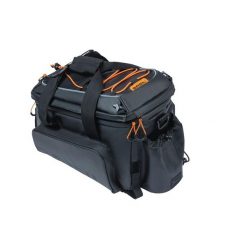 Torba na bagaż „Miles” XL Pro, czarna/pomarańczowa. Brązowe torebki klasyczne damskie BASIL, bez wzorów, z kauczuku, bez dodatków. Za 506.00 zł.