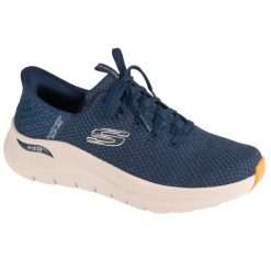 Buty sportowe męskie, Slip-ins: Arch Fit 2.0 - Look Ahead. Czarne buty sportowe na co dzień męskie Skechers, bez zapięcia. Za 469.99 zł.