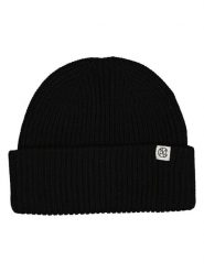 MOSS COPENHAGEN Czapka beanie "Galine" w kolorze czarnym rozmiar: onesize. Czarne czapki zimowe damskie MOSS COPENHAGEN, prążkowane. Za 86.99 zł.