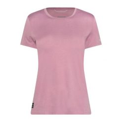 Koszulka do biegania damska Saucony Stopwatch. Czerwone bluzki sportowe damskie Saucony, s, bez wzorów, bez ramiączek. Za 119.99 zł.