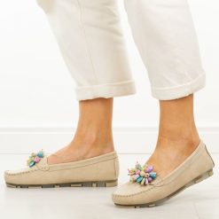 Beżowe skórzane mokasyny damskie Filippo Dp7809/26. Brązowe mokasyny damskie Filippo, z jeansu. W wyprzedaży za 192.72 zł.