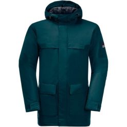 JACK WOLFSKIN Kurtka zimowa męska Winterlager Parka M teal r.M. Niebieskie kurtki męskie Jack Wolfskin, na zimę, m, bez wzorów, z materiału. Za 645.64 zł.