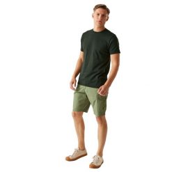 Casualowe Shorty Męskie Ruwan. Niebieskie szorty męskie Regatta, bez wzorów, z bawełny, vintage. Za 149.99 zł.