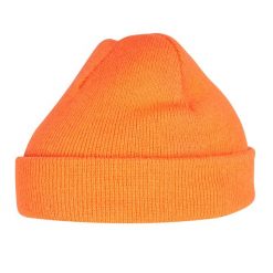 Czapka Heavyweight. Brązowe czapki męskie FLEXFIT, bez wzorów, z dzianiny. Za 49.99 zł.