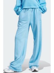 Adidas Spodnie dresowe "ESS+" w kolorze niebieskim rozmiar: S. Niebieskie spodnie dresowe damskie Adidas, s, bez wzorów, z bawełny. Za 126.15 zł.