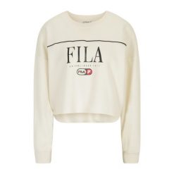 Bluza damska FILA Lewistown Crew Sweat. Białe bluzy bez kaptura damskie Fila, xs. Za 159.99 zł.