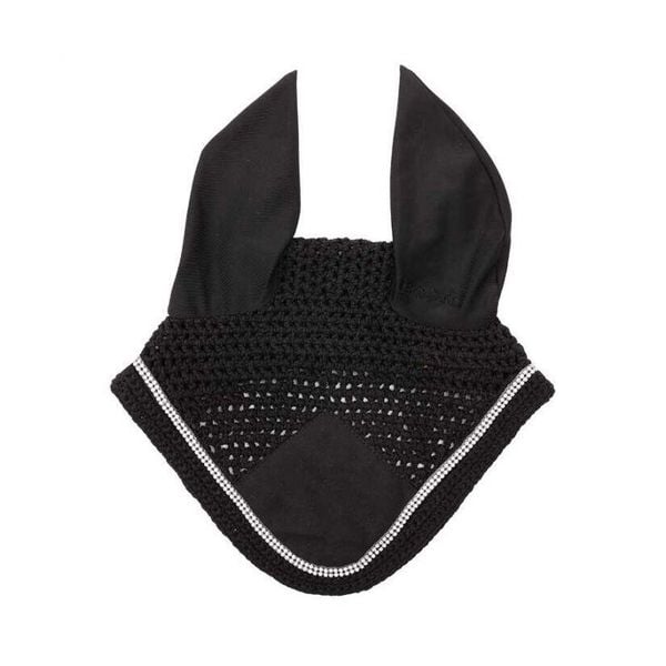 Czapka przeciwlotnicza z dżetami Kavalkade. Czarne czapki męskie KAVALKADE, bez wzorów, eleganckie. Za 153.50 zł.