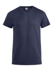 Clique T-shirt Ice-T z oddychającego materiału – dark navy. Niebieskie t-shirty męskie CLIQUE, m, bez wzorów, z poliesteru, bez kołnierzyka. Za 99.59 zł.