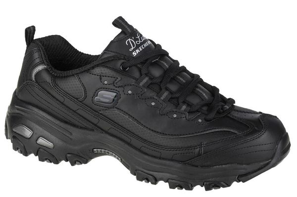 Buty sportowe Sneakersy damskie, Skechers D'Lites - Fresh Start. Czarne buty sportowe na co dzień damskie Skechers, bez wzorów, z materiału, trekkingowe. Za 279.99 zł.