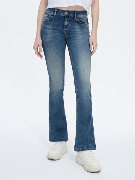 LTB Dżinsy - Flare fit - w kolorze niebieskim rozmiar: W31/L32. Niebieskie jeansy damskie LTB. Za 152.98 zł.