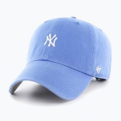 Czapka z daszkiem 47 Brand MLB New York Yankees Base Runner CLEAN UP. Czerwone czapki męskie 47 Brand, na wiosnę, bez wzorów. Za 89.99 zł.