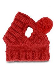 VOV & VUF Czapka w kolorze czerwonym dla psa rozmiar: L/XL. Czerwone czapki męskie VOV & VUF, bez wzorów, z materiału. Za 32.90 zł.