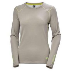 Koszulka termoaktywna z długim rękawem damska Helly Hansen Lifa Active Crew. Brązowe bielizna termoaktywna damska Helly Hansen, s, bez wzorów. Za 152.99 zł.