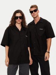 Off-White Koszula OMUY002S23FAB0011001 Czarny Regular Fit. Czarne koszule męskie OFF-WHITE, m, bez wzorów, z bawełny, bez kołnierzyka, bez ramiączek. Za 1,899.00 zł.