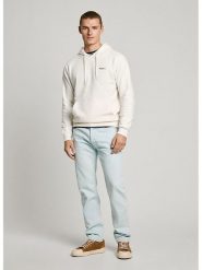 Pepe Jeans Bluza w kolorze kremowym rozmiar: M. Brązowe bluzy z kapturem męskie Pepe Jeans, m, z bawełny. Za 140.53 zł.