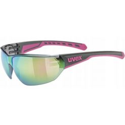 Okulary rowerowe dla dorosłych Uvex EQUATE. Czerwone okulary przeciwsłoneczne męskie Uvex. Za 92.18 zł.