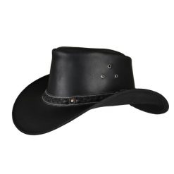 Kapelusz wiejski Horka Denver. Czarne kapelusze damskie HORKA, bez wzorów, ze skóry. W wyprzedaży za 152.50 zł.