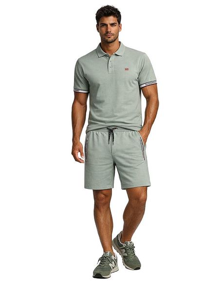 Geographical Norway Bermudy dresowe "Poliar" w kolorze khaki rozmiar: S. Brązowe szorty męskie Geographical Norway, bez wzorów, z dresówki. Za 104.95 zł.