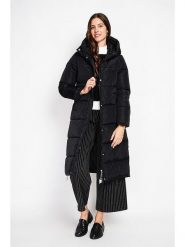 ASSUILI Płaszcz pikowany w kolorze czarnym rozmiar: 40. Czarne płaszcze damskie Assuili, bez wzorów, klasyczne. Za 387.24 zł.