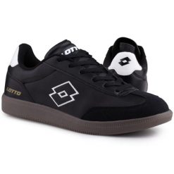 Buty męskie sportowe trampki Lotto VINTAL. Białe trampki i tenisówki męskie Lotto, bez wzorów, z gumy, bez zapięcia. W wyprzedaży za 118.00 zł.