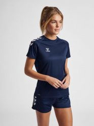 Damska koszulka Hummel hmlCORE XK CORE POLYWOMAN. Niebieskie topy sportowe damskie HUMMEL, xl, bez wzorów, z poliamidu, bez ramiączek. Za 89.50 zł.