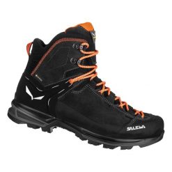 Buty Trekkingowe Męskie Salewa Mtn Trainer 2 Mid Gtx. Czarne buty trekkingowe męskie Salewa, na zimę, z materiału, bez zapięcia. Za 1,382.00 zł.