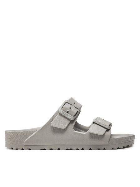 Birkenstock Klapki Arizona EVA 1027592 Szary. Szare klapki damskie Birkenstock, bez wzorów, z syntetyku, bez obcasa. Za 249.99 zł.